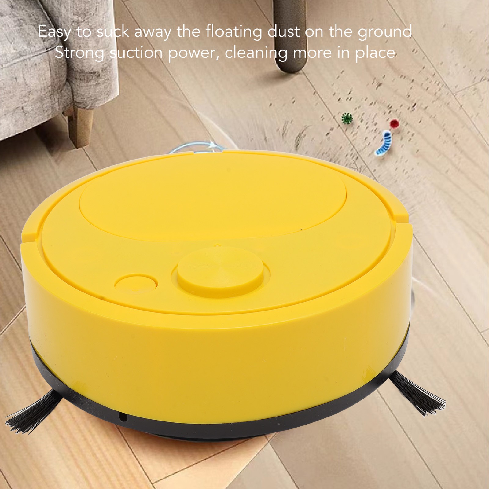 Smart Robot Vacuum Cleaner Multifunctional USB Charging Mini For Wooden Floor