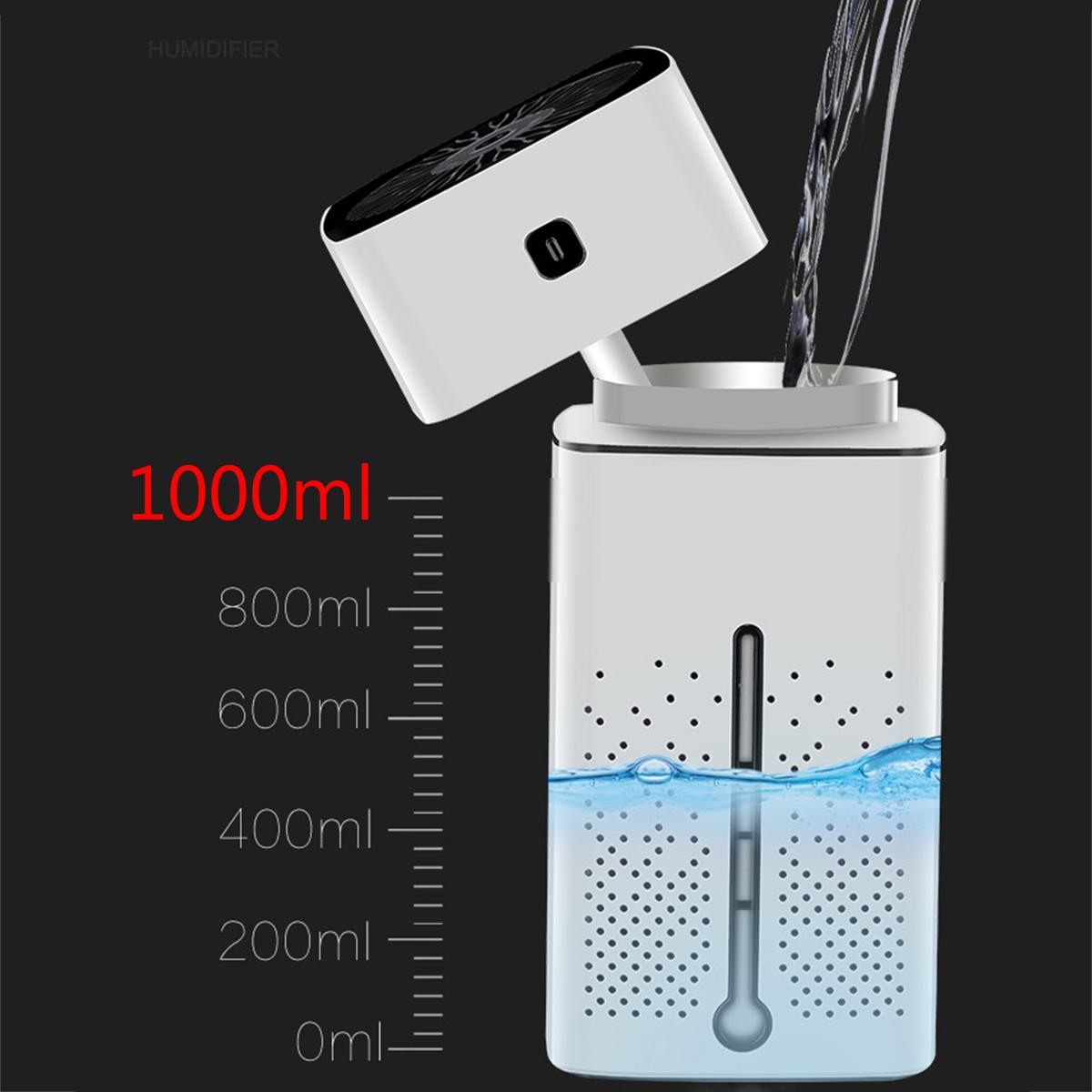 Air Purifier Humidifier HEPA Filter Cleaner Aromatherapy Home Office