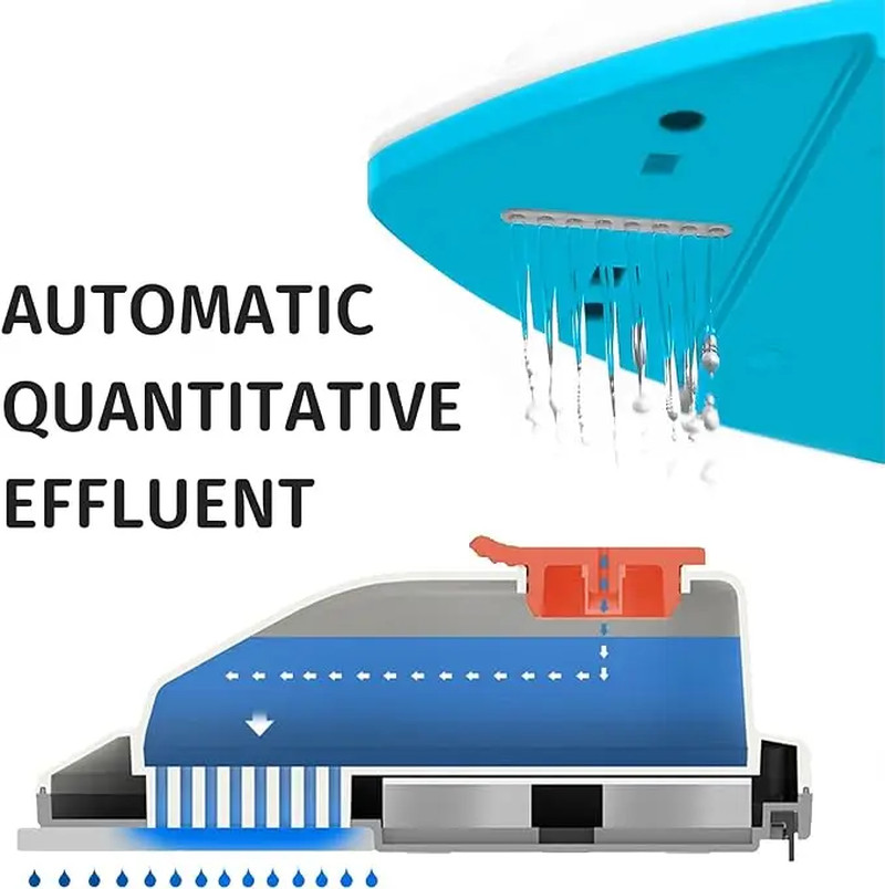 Double Sided Magnet Windows Cleaner Automatic Drainage Wiper Glass Window Washer