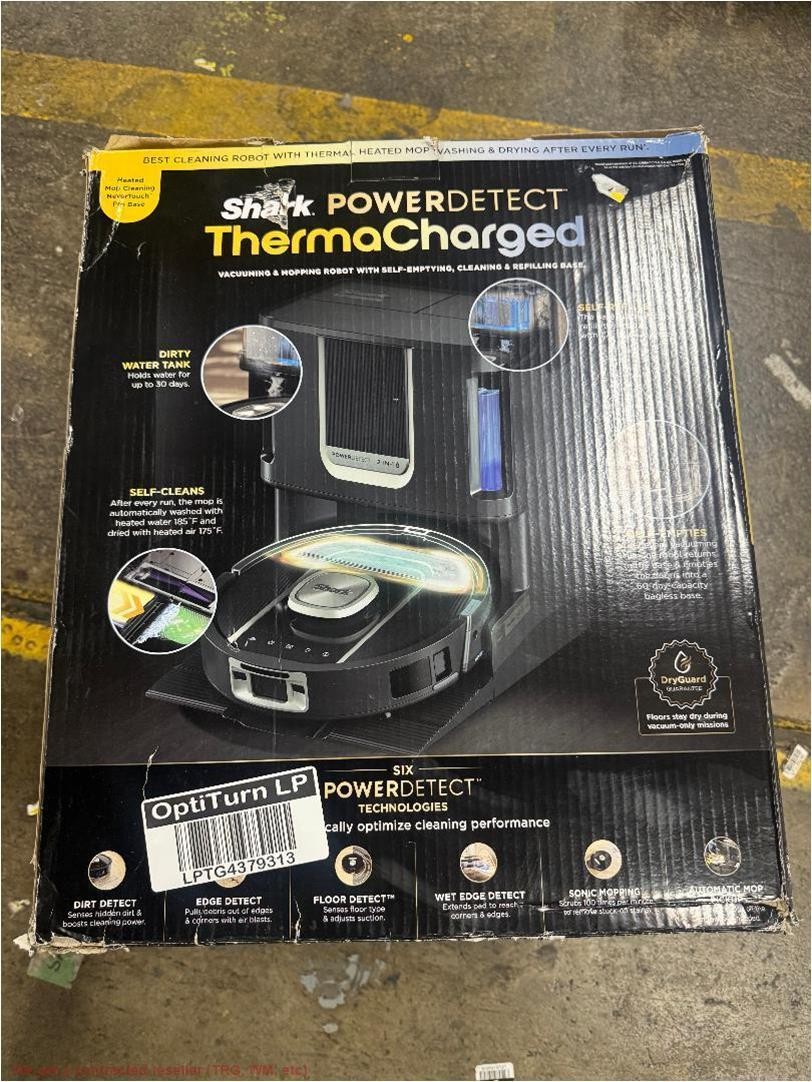 Shark PowerDetect 2-in-1 ThermaCharged Robot Vacuum Mop RV2910XE 10″ SEE DETAILS