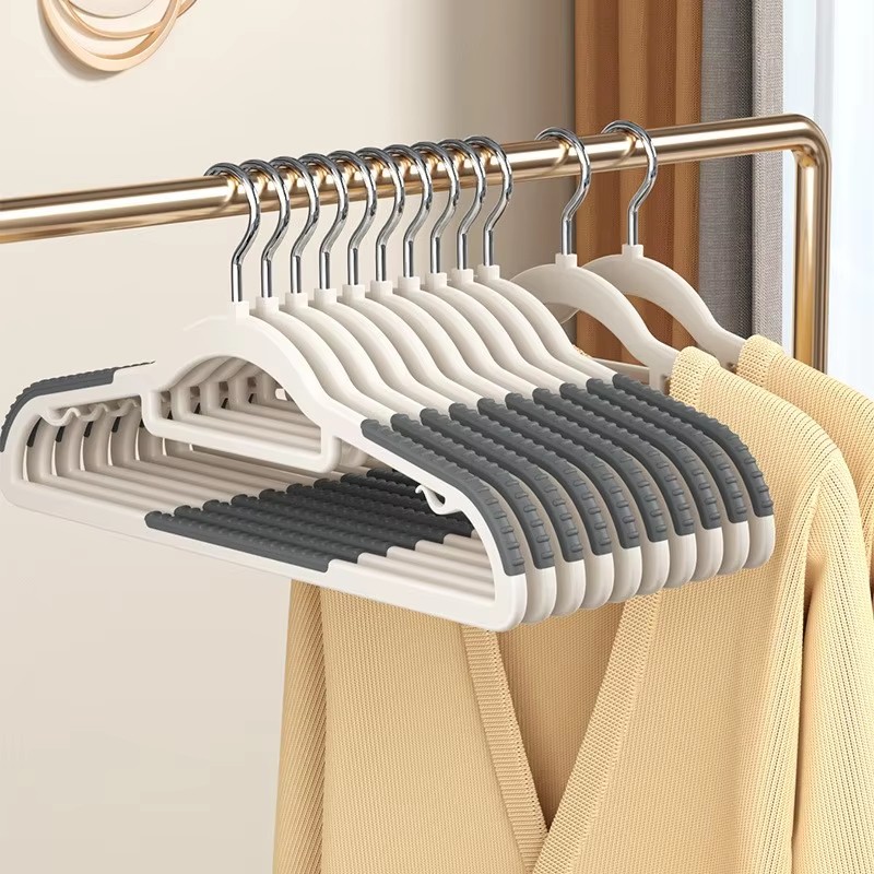40pcs Non Slip Plastic Hanger Durable Heavy Duty Clothes Hanger 360° Swivel Hook