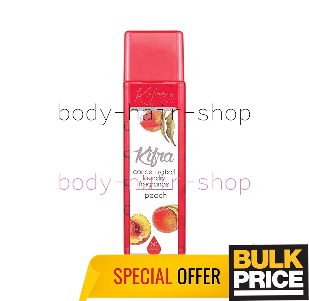 Kifra Peach Laundry Perfume Fabric Scent Soft Sweet Fruity Long-Lasting 200ml