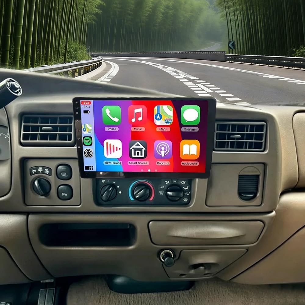 Android 14 2-Din Car Stereo for Ford Excursion 00-03 10in Carplay BT GPS 4+64G