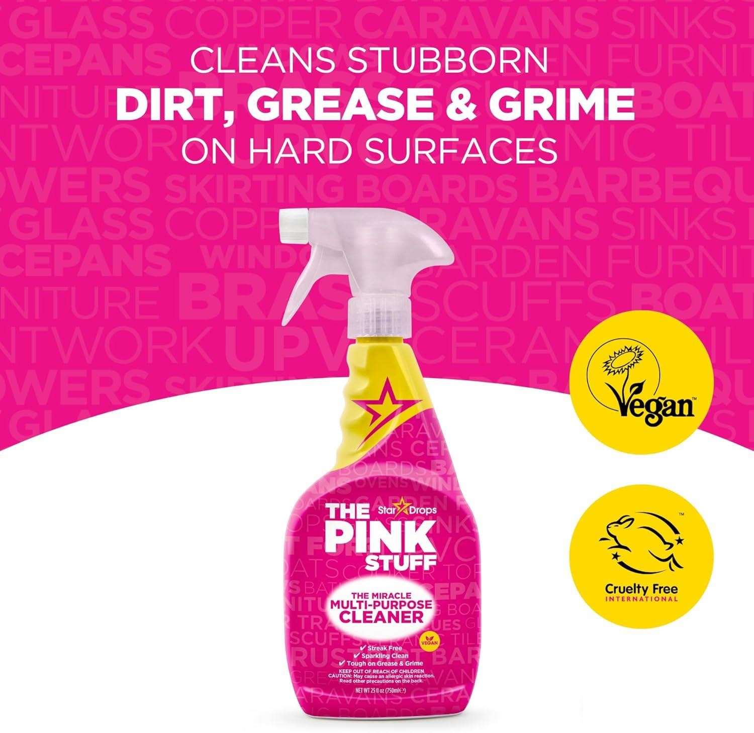 The Pink Stuff Multi-Purpose Cleaner, 25.4oz Spray – 82382