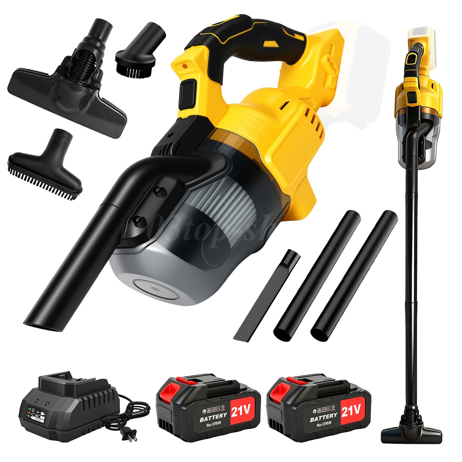 Cordless Vacuum Cleaner 5 in 1 Handheld Electric Vacuum Cleaner with 21V Battery