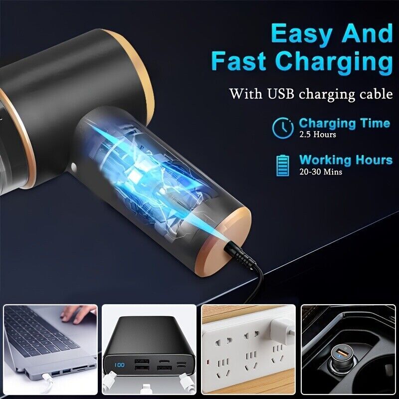 95000PA Cordless Hand Held Vacuum Cleaner Mini Portable Car Auto Home Wireless