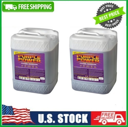 2 PACK Purple Power Industrial strength Cleaner Degreaser, 5 Gallon