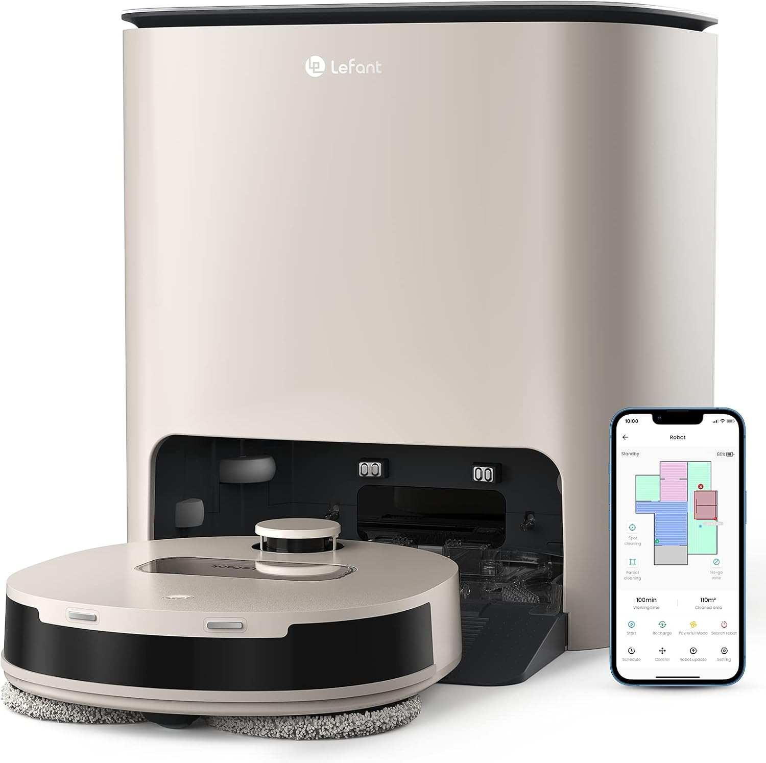 Self-Cleaning Robot Mop with LiDAR Mapping & Hot Air Drying