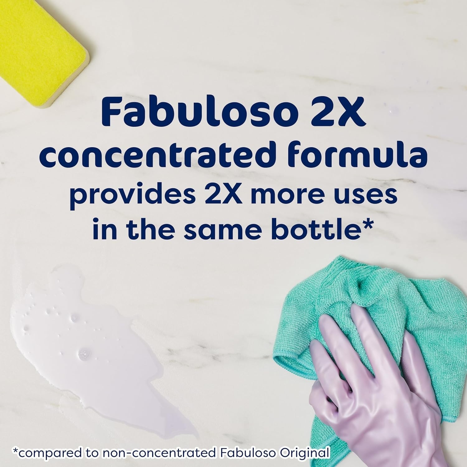 Lemon Fresh 2X Multi-Purpose Cleaner, 56 oz for All Surfaces – No Rinse Required