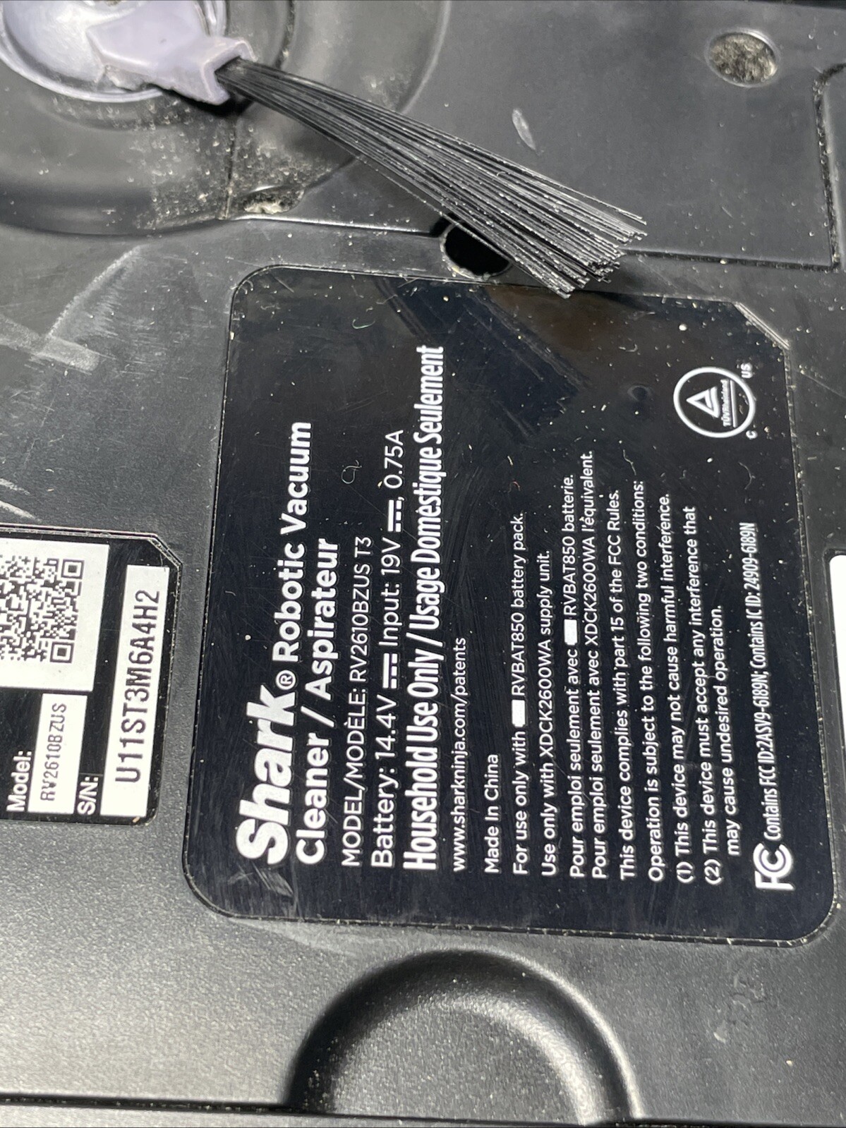 Shark AI Ultra 2-in-1 Robot Vacuum and Mop and XL Self-Emptying RV2610BTUS T3