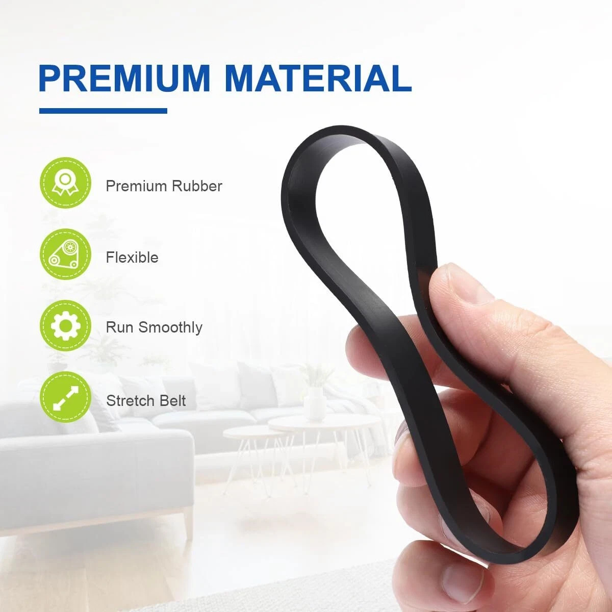 Replacement Belts for Bissell Powerlifter/CleanView Swivel Rewind Pet Vacuums