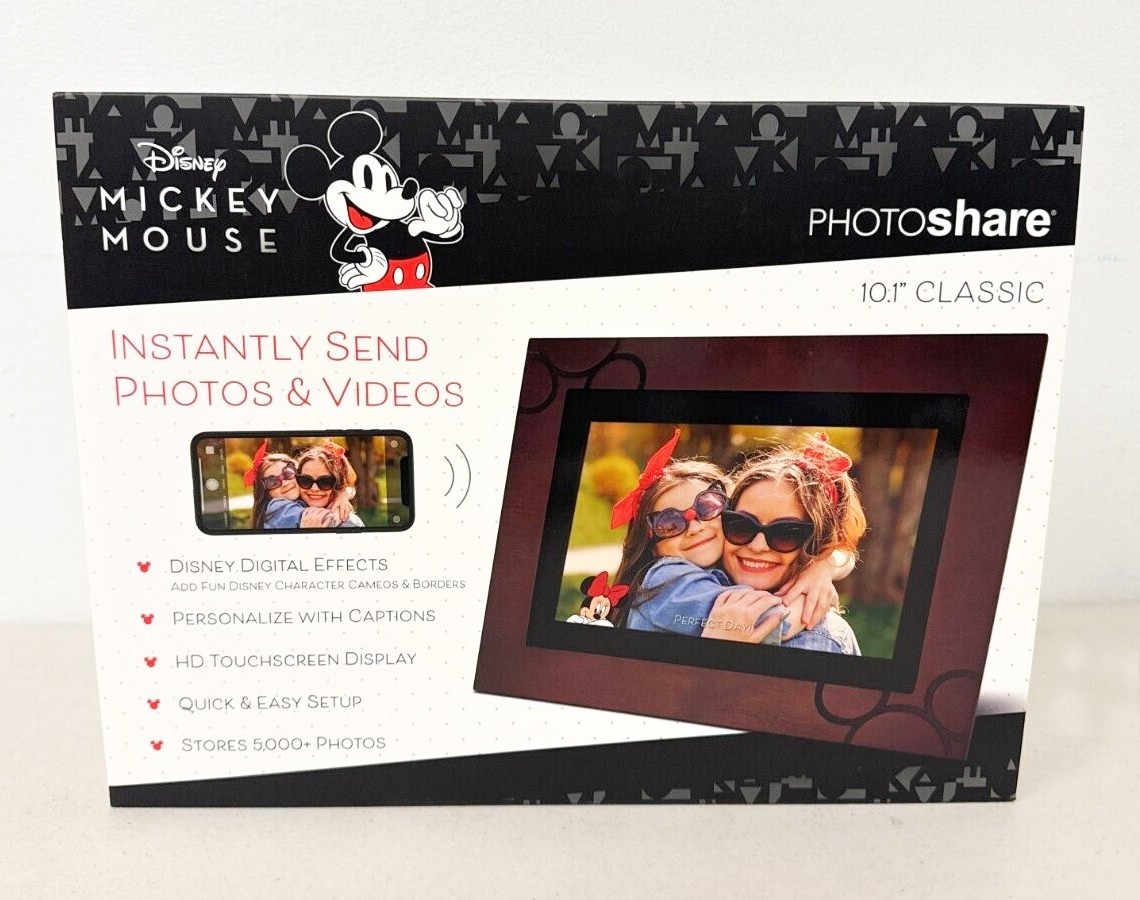 Disney Classic 10″ PhotoShare Smart Digital Picture Frame – NEW