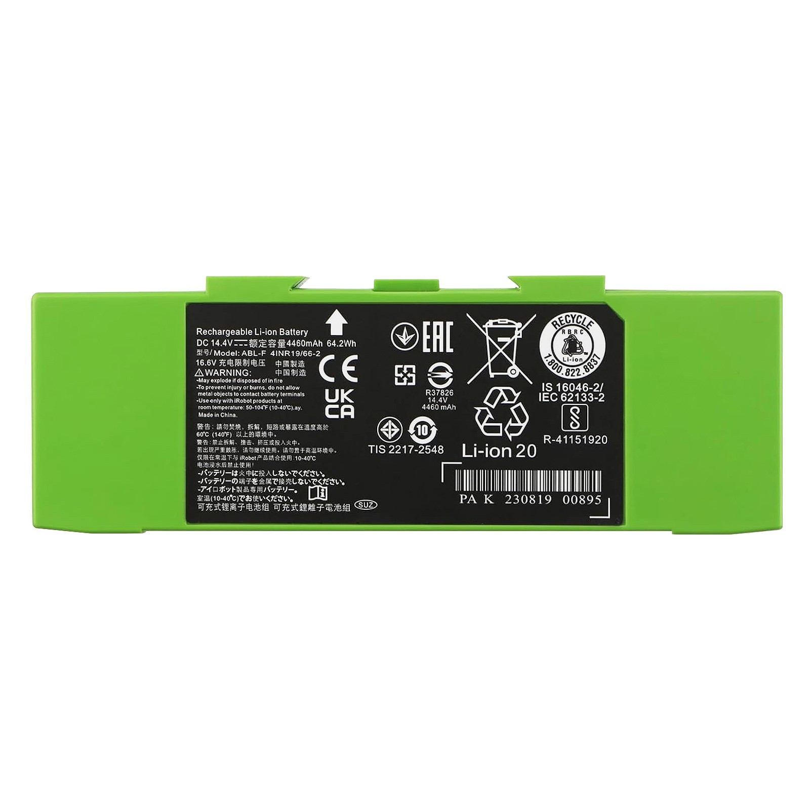 14.4V Lithium Battery ABL-F For IROBOT ROOMBA E5 E6 I3 I4 I6 I7 I7+ I8 I8+ J7