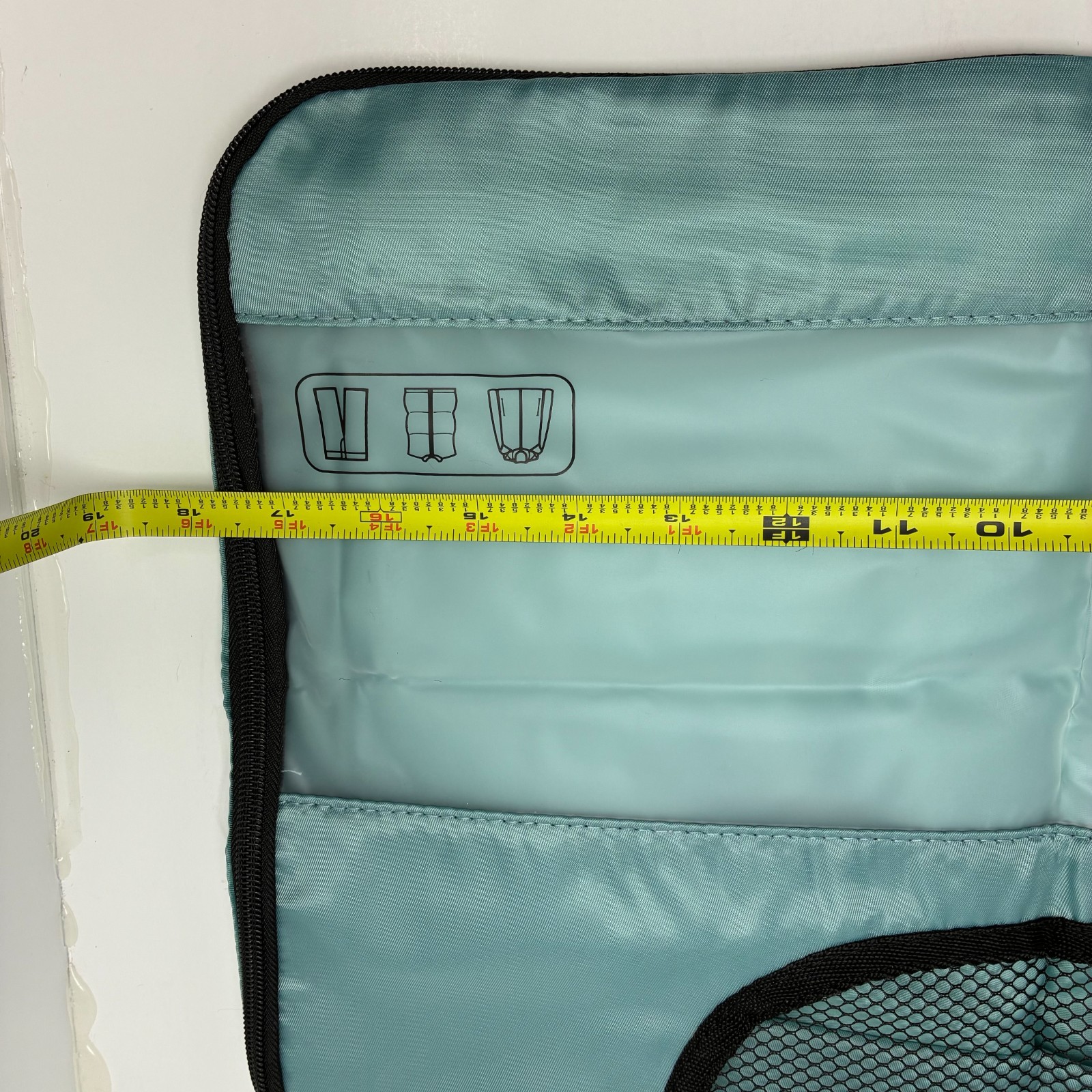 Compression Packing Cubes Set Travel Organizer Bags Luggage Storage Mint Green