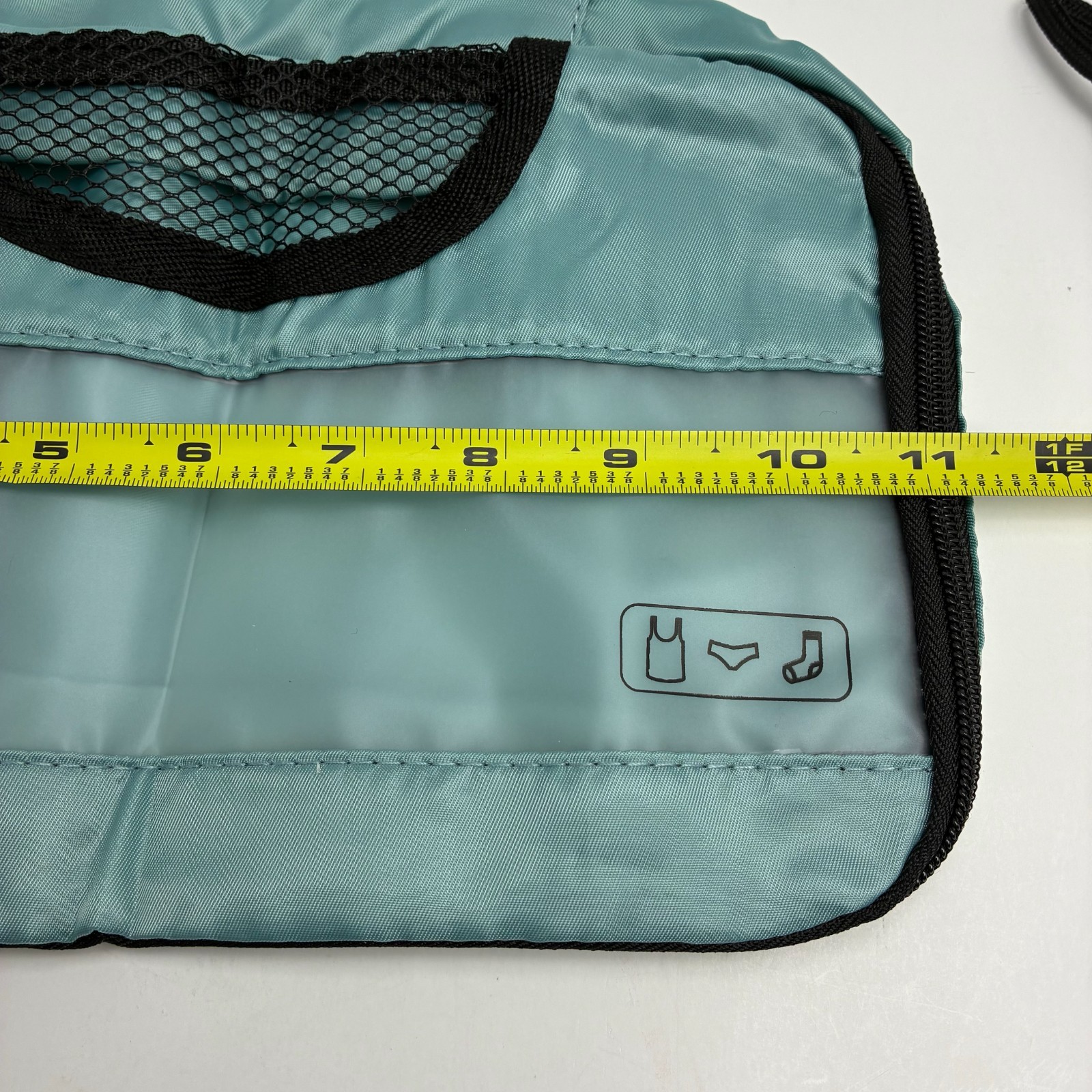 Compression Packing Cubes Set Travel Organizer Bags Luggage Storage Mint Green
