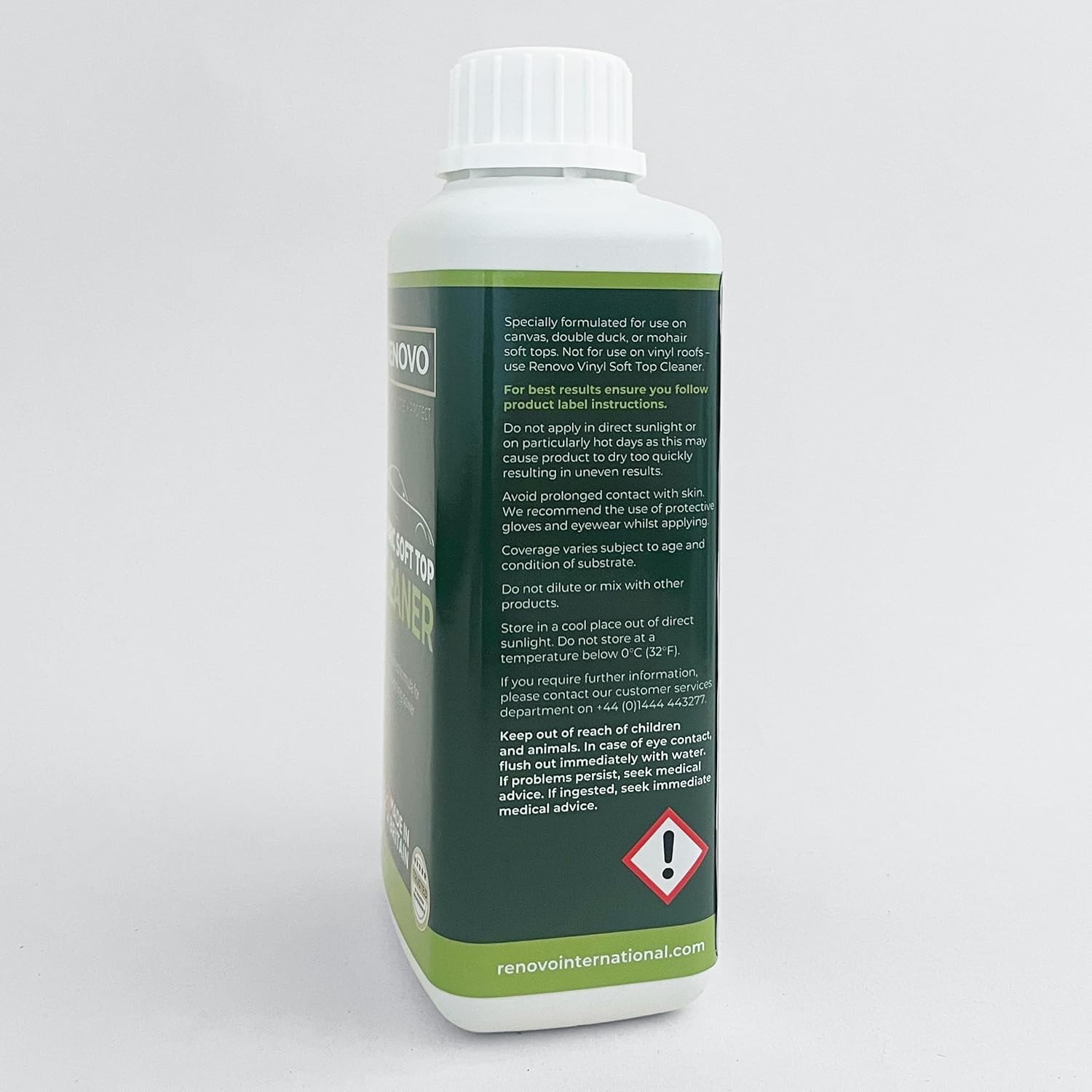 500ml Water-Based Fabric Cleaner for Convertible Soft Tops – Easy Application