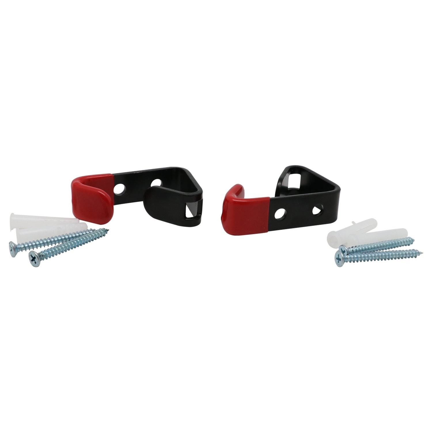 TOPNIKE Alloy Rim Display Hanging Hooks,Metal Wheel Hooks,Black and Red,Pack