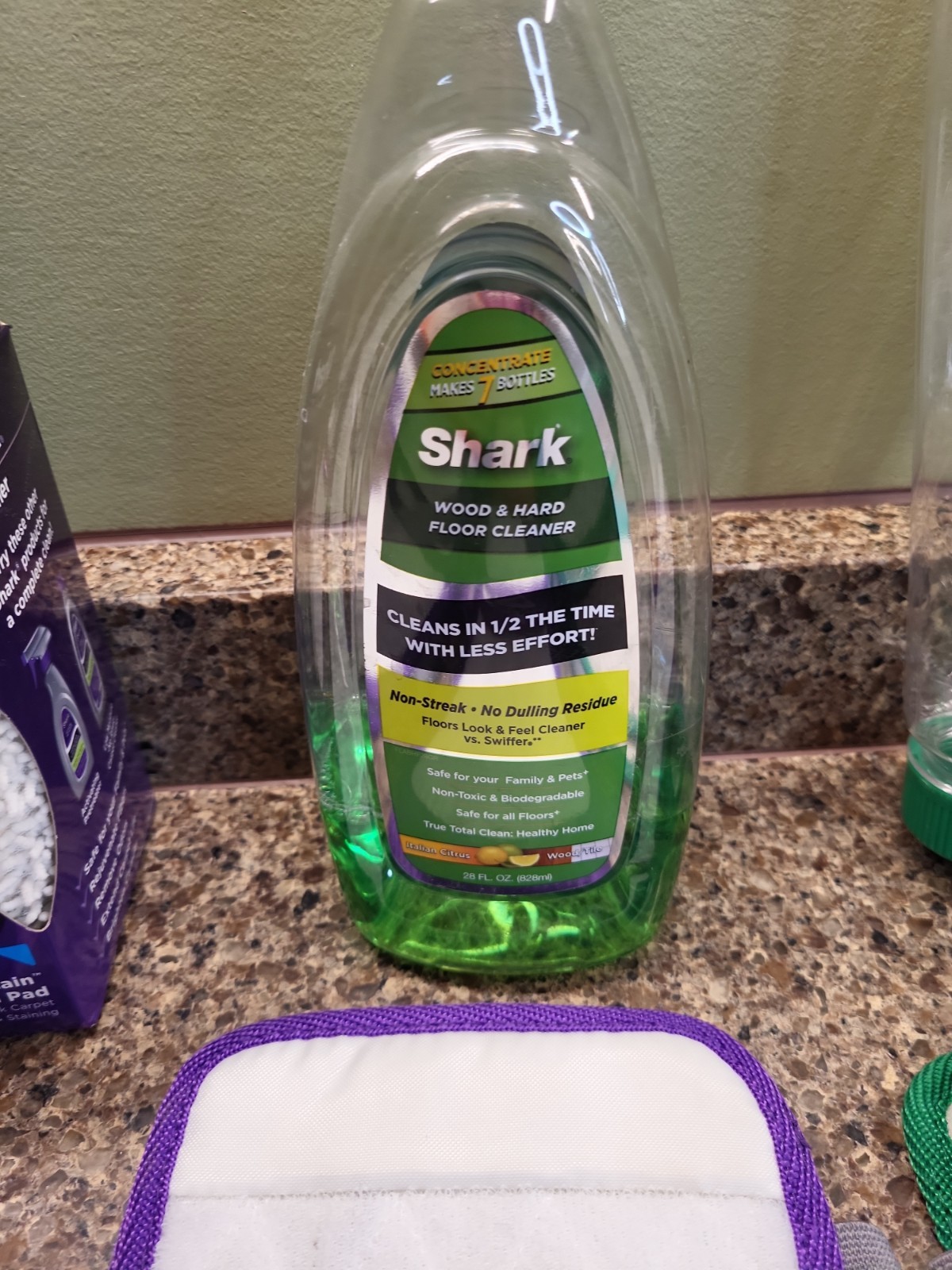 Shark Sonic Duo Hard Floor Cleaning Solution Cleaner, Pads, and soluction READ!!