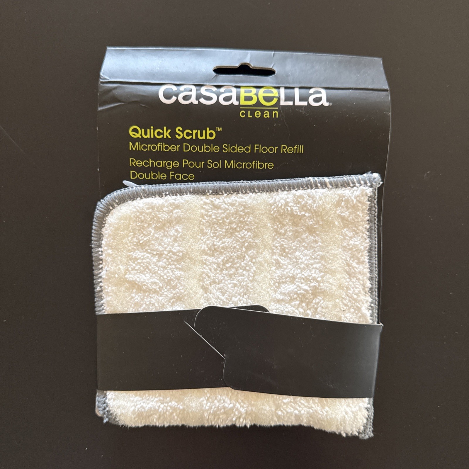 Casabella Quick Scrub Microfiber Double Sided Floor refill For Mop #17700