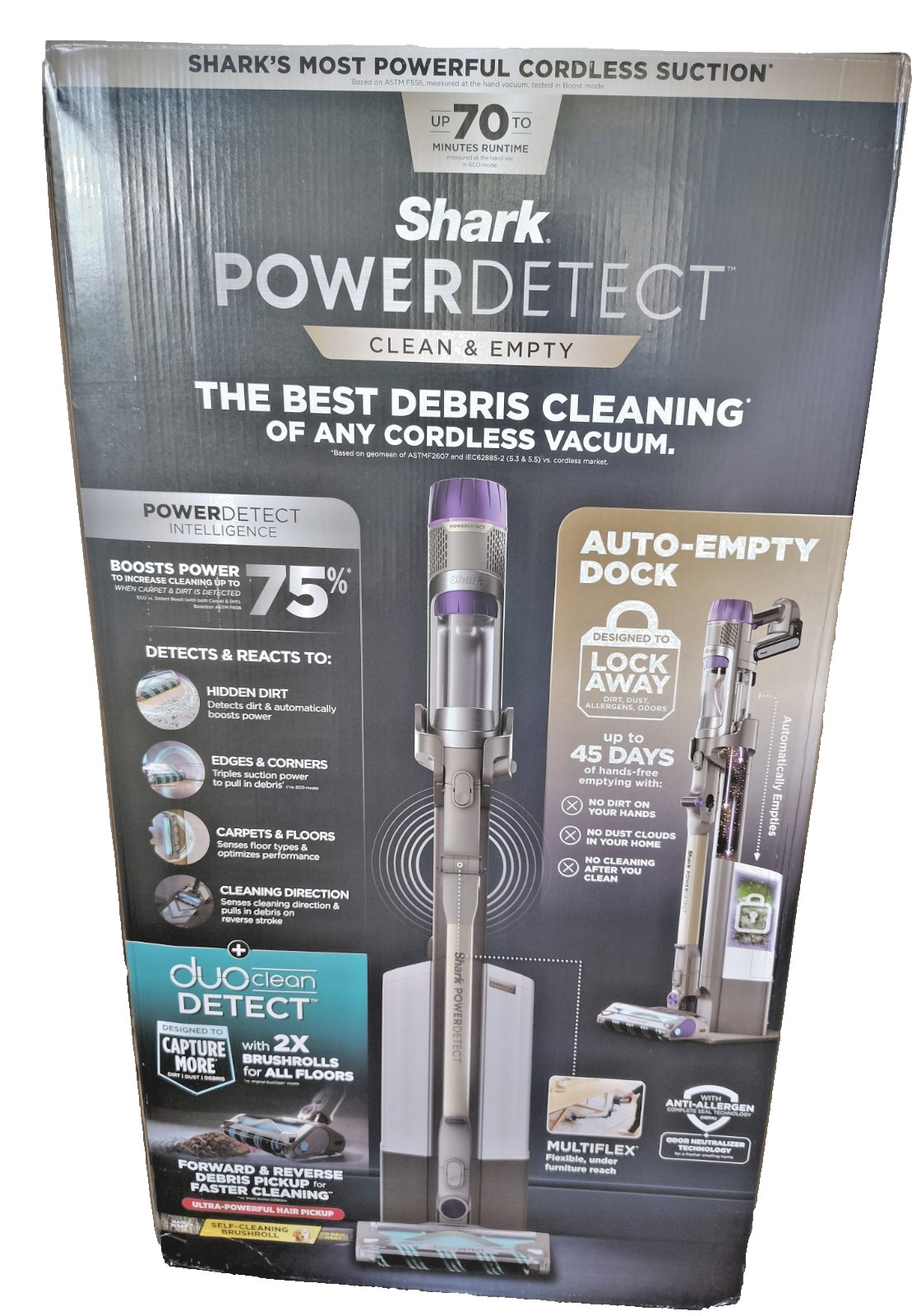 Shark PowerDetect Clean & Empty Cordless Stick Vacuum IP3150 pet BRAND NEW