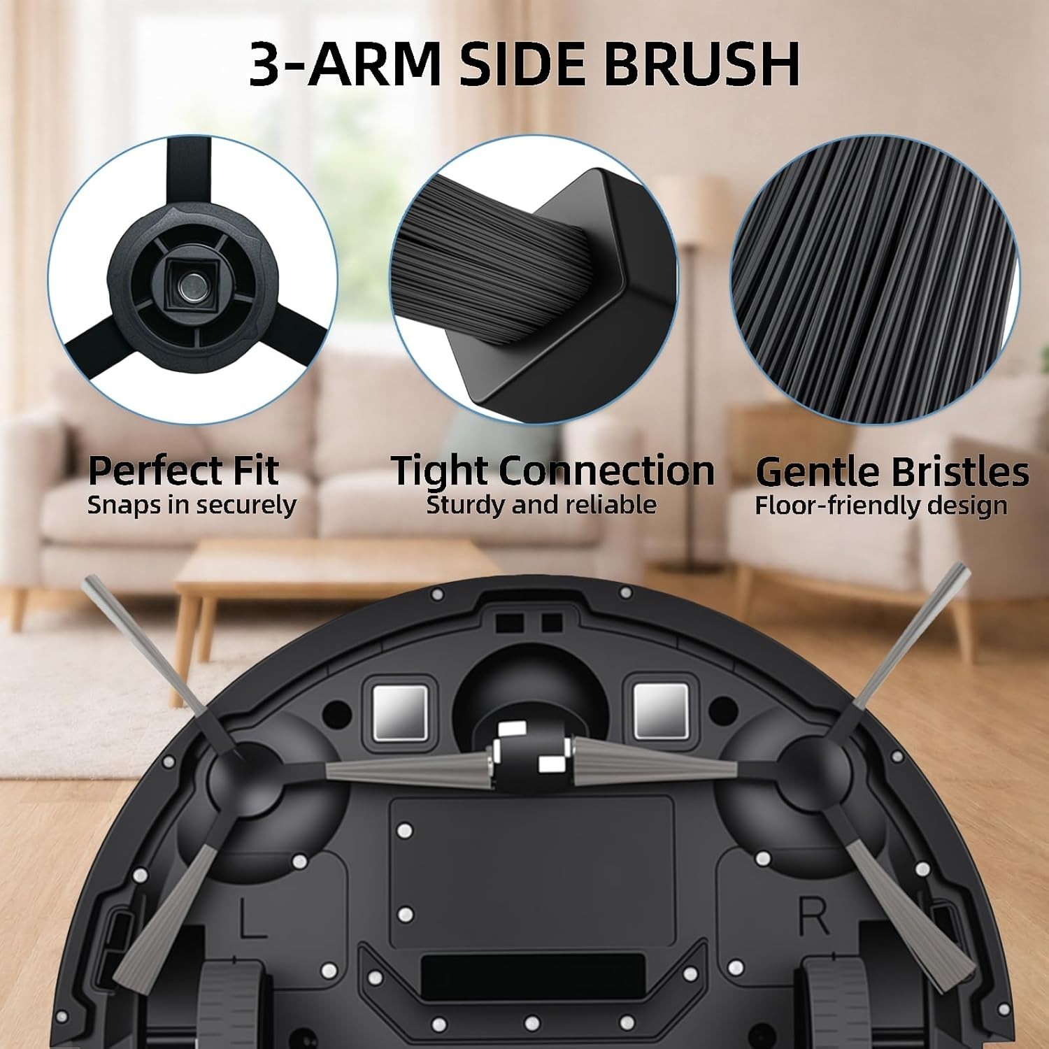 High-Quality Accessories for MAMNV BR151 Robot Vacuum – Brushes, Filters & Pads