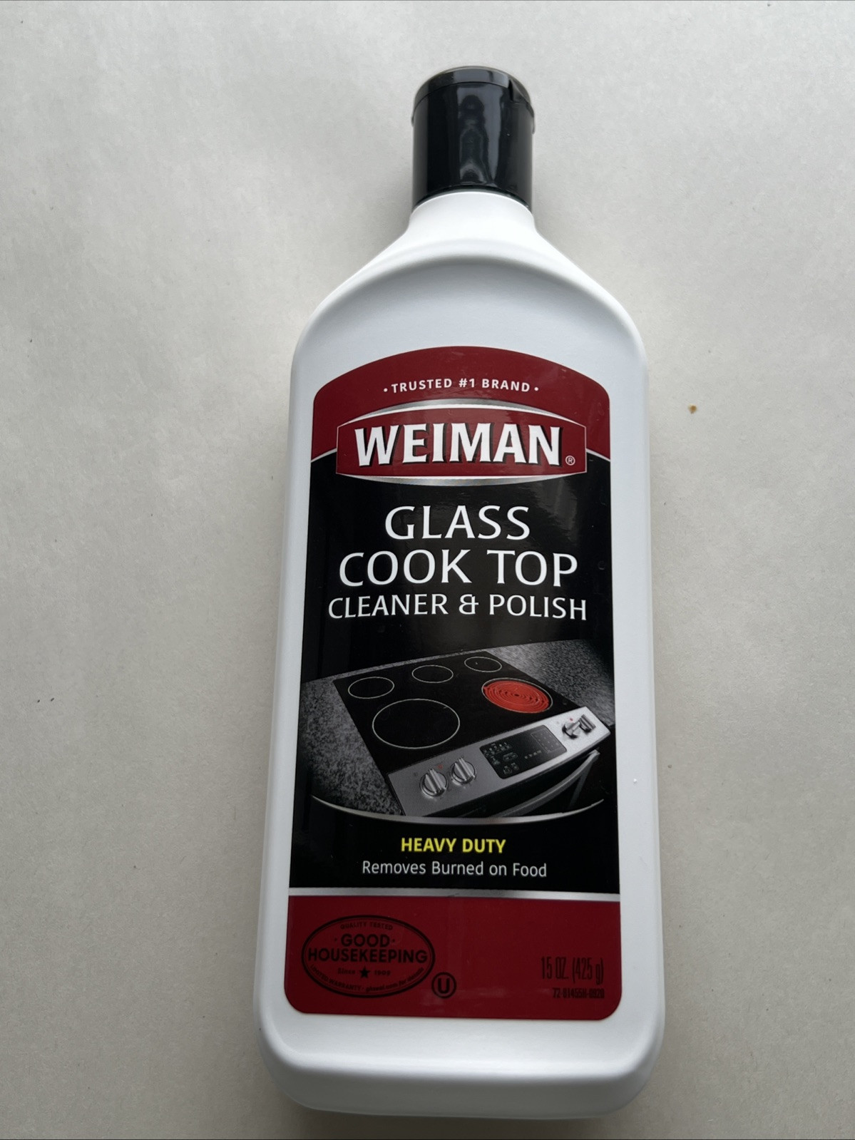 Weiman Ceramic/Glass Cooktop Cleaner & Polish Heavy Duty For Stove Top 15 oz New