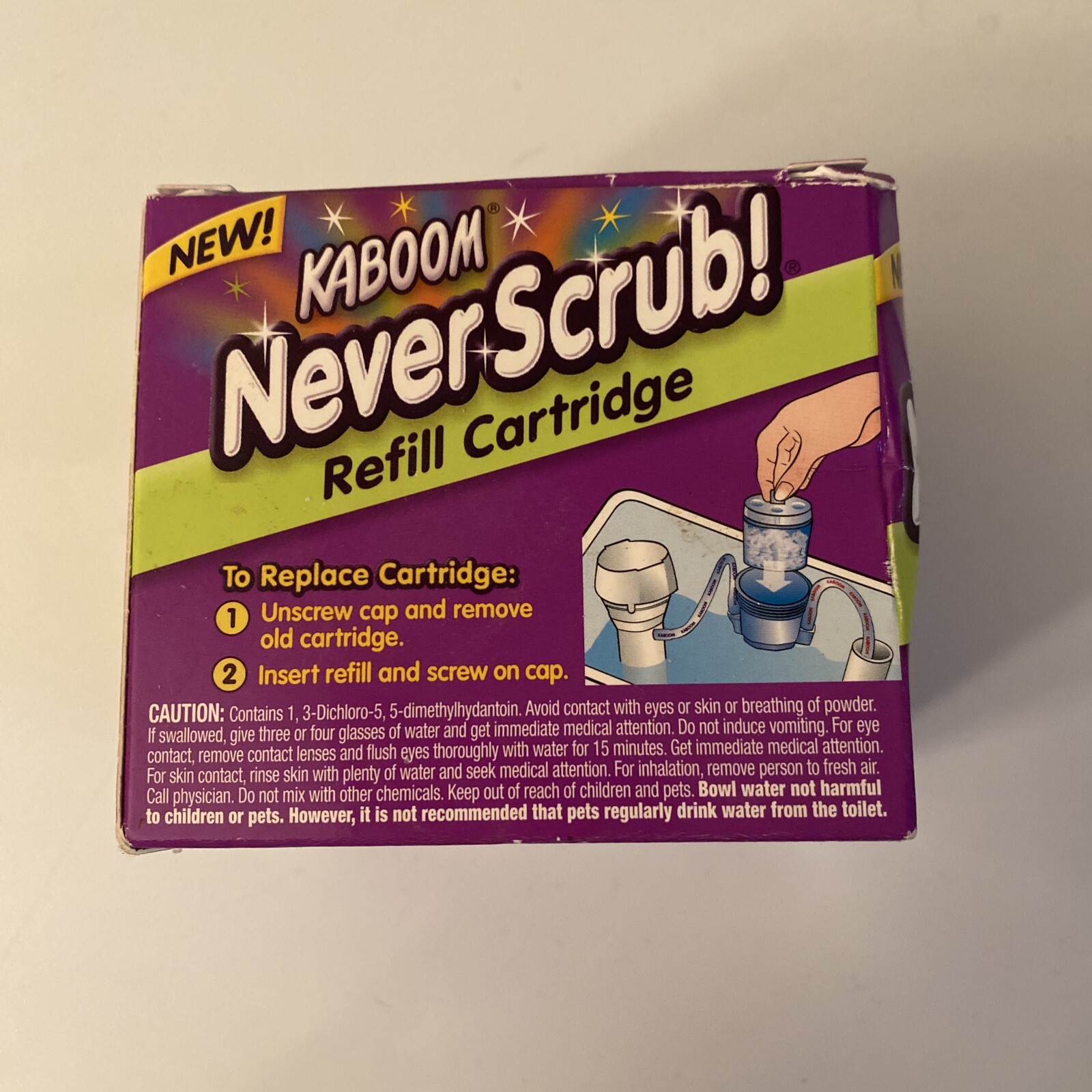 Kaboom Never Scrub Refill Drop In Cartridge 1.65 oz Discontinued Lot New in Box