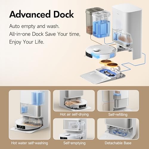 Mova P10 Pro Ultra Robot Vacuum and Mop 13000Pa Suction