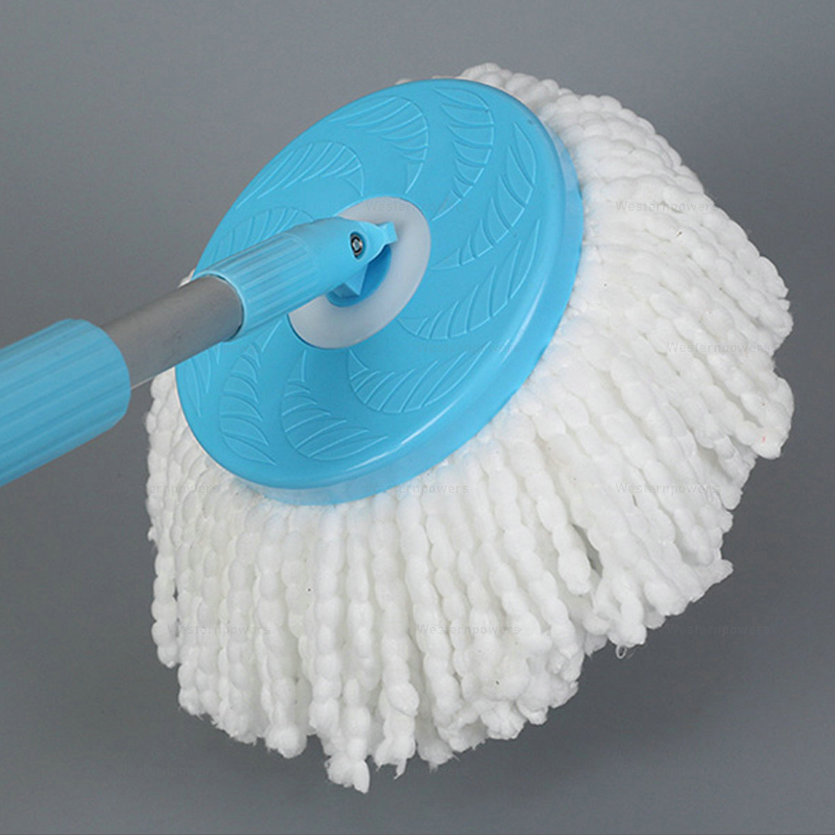 6 Pack Replacement Microfiber Mop Head Easy Cleaning Wring Refill for Spin Mop