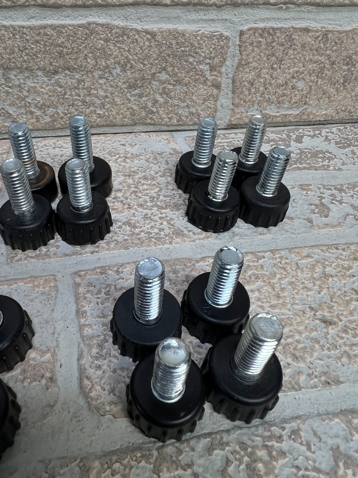 Wire Shelving Rack Threaded Insert Adjustable Feet – Set of 20