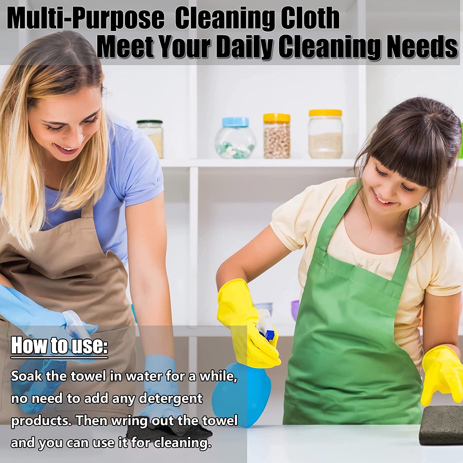 5-20 Thickened Magic Cleaning Cloth Reusable Thicken Microfiber Cleaning Rags
