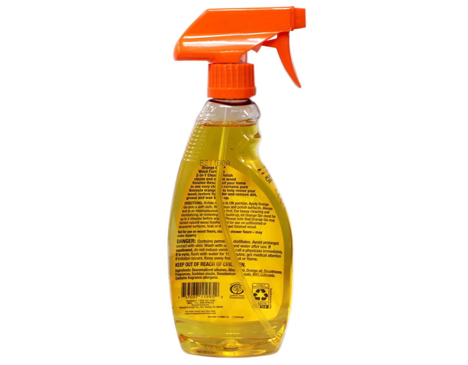 Orange Glo Wood Furniture 2-in-1 Clean & Polish 48 Fl Oz (Pack of 1),