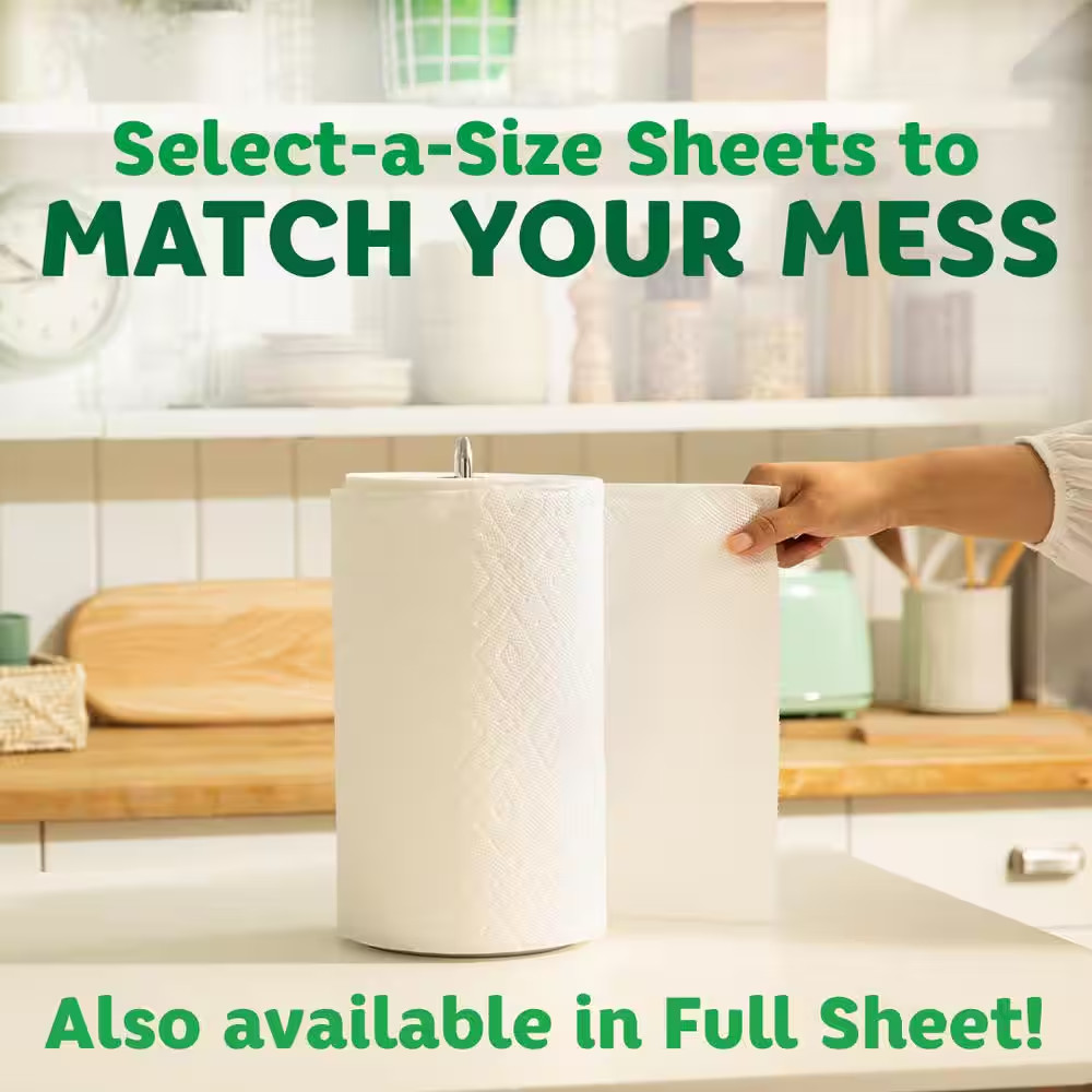 White, Select-A-Size Paper Towel Roll (2 Triple Rolls)