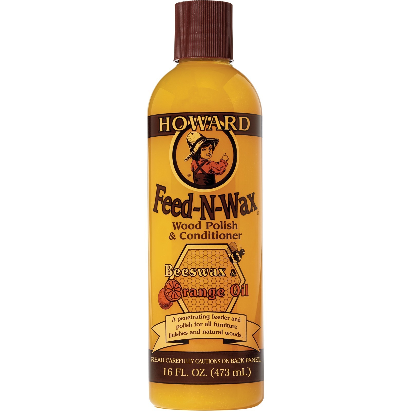 Howard Feed-N-Wax Oil-based Wood polish and conditioner ( 1-pint )