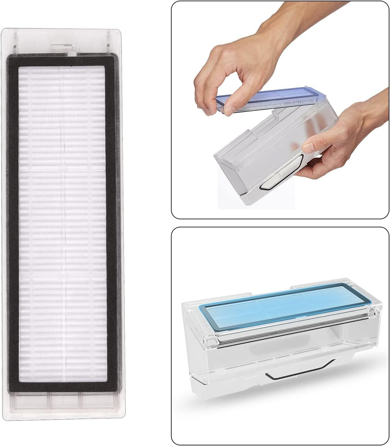 12pack Filters for Roborock S5 E3 E4 E20 E25 E35 S50 S65 Vacuum Cleaner Parts