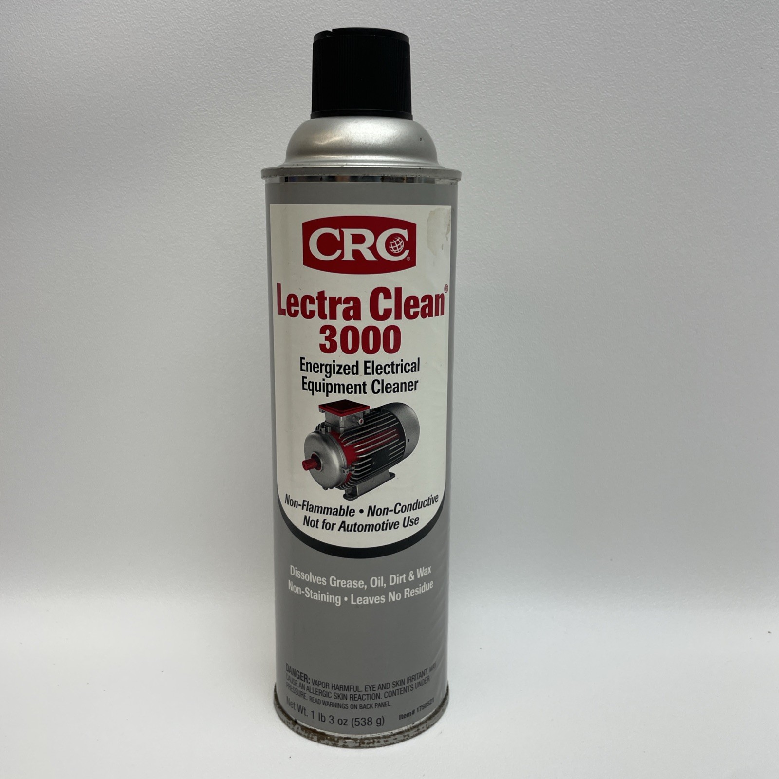 CRC Lectra Clean 3000 No-Flammable Electrical Parts Cleaner 1lb 3oz – NEW