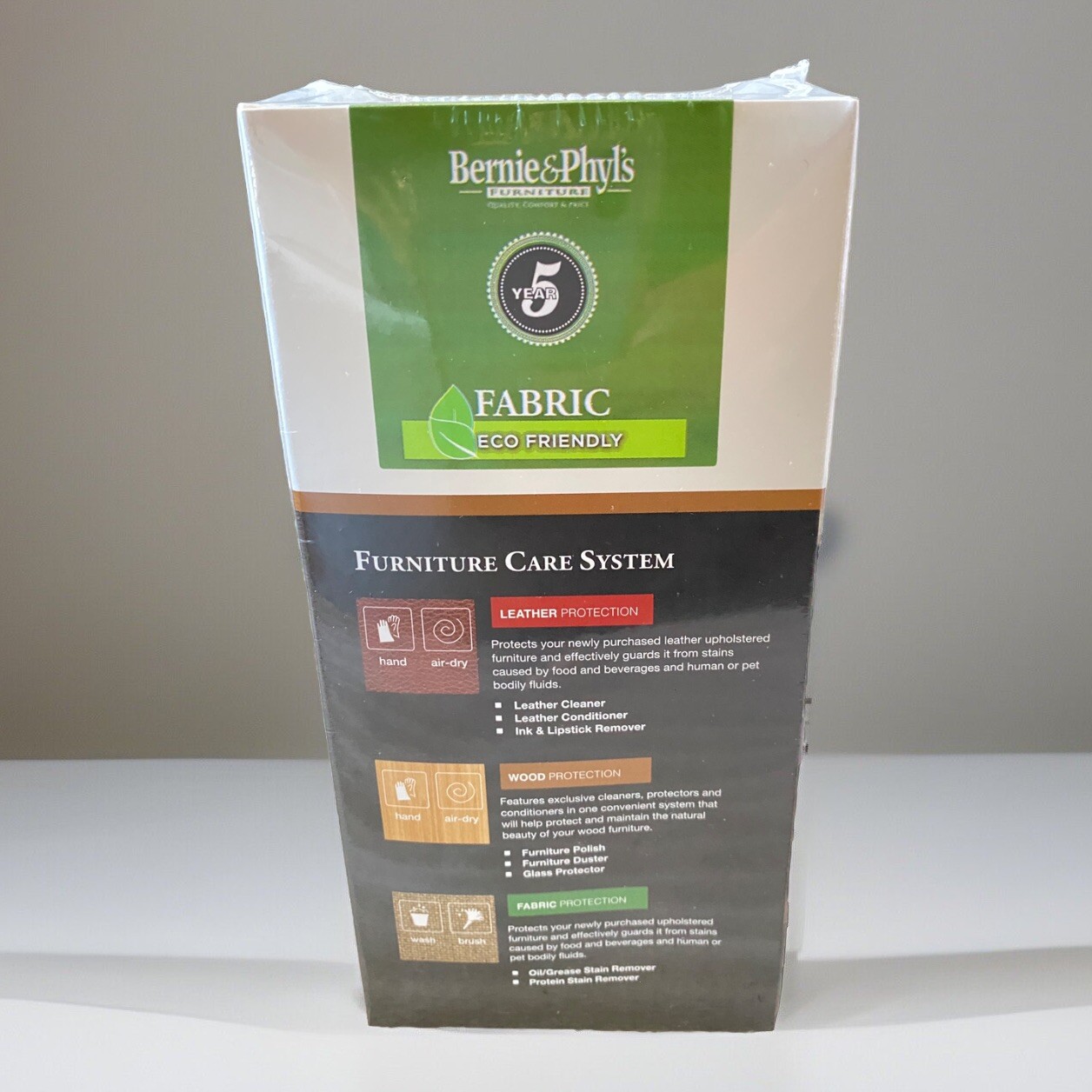 BERNIE & PHYL’S Furniture Care System Protection Kit, ECO-Friendly⭐️ ⭐️ ⭐️ ⭐️ ⭐️