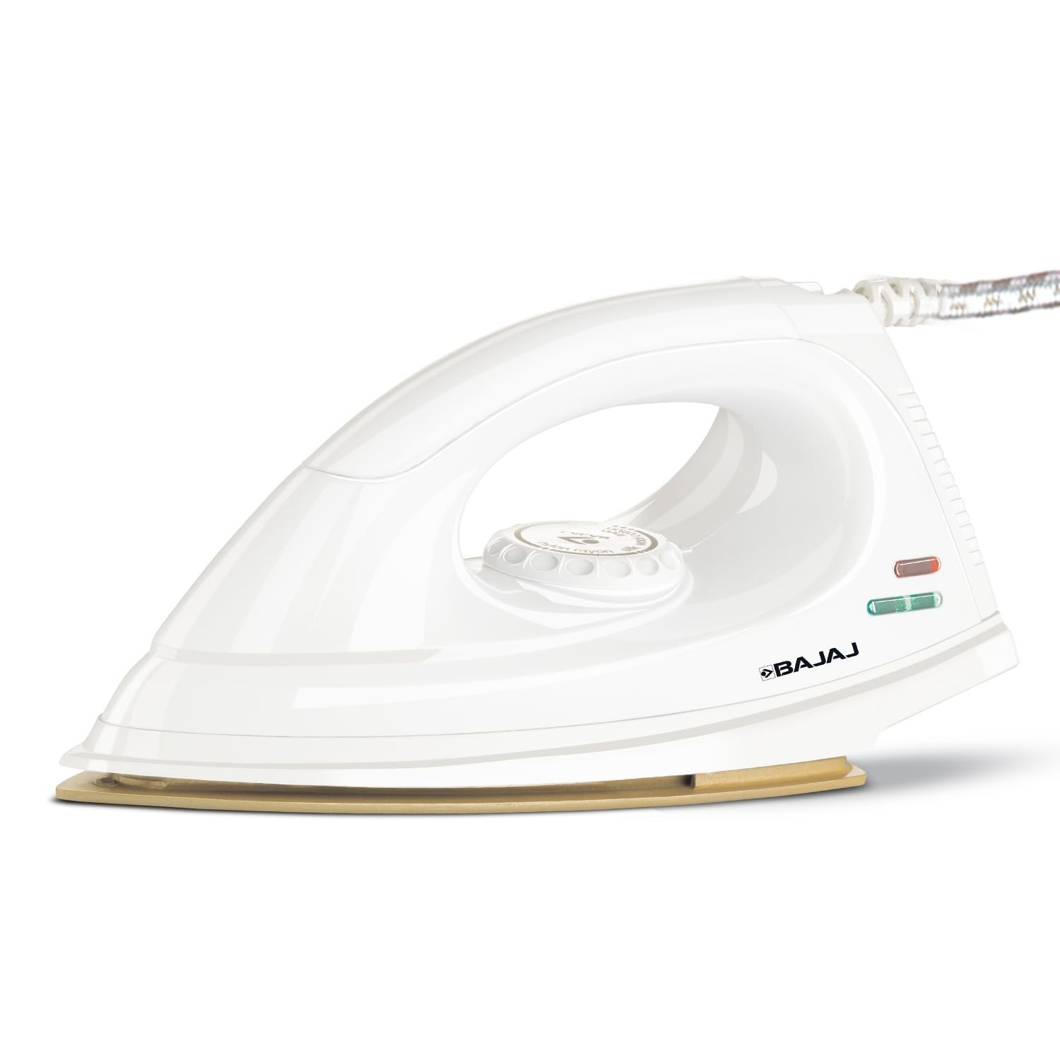 Bajaj DX-7 1000 Watts Dry Iron | Advance Soleplate Light Weight Iron White 220V