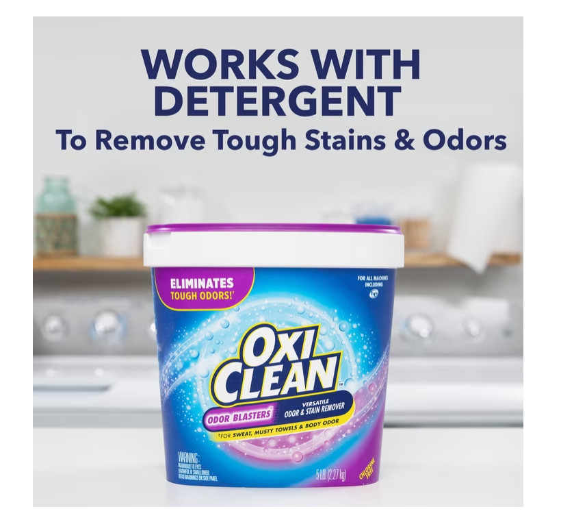 (3 pack) OxiClean Odor Blasters Versatile Odor and Laundry Stain Remover Powder