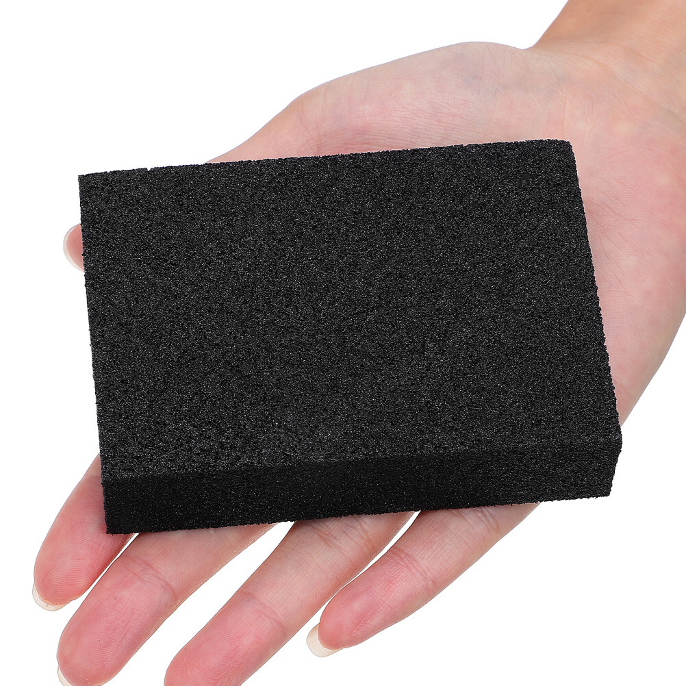 5PCS melamine sponge foam pads sanding sponge kitchen cleaning sponge Black