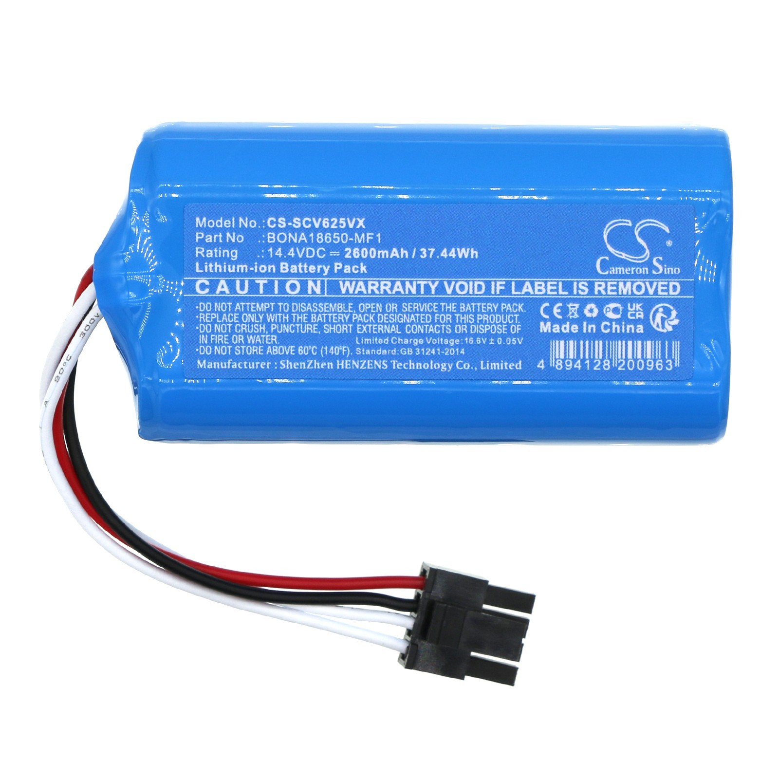 BATTERIE 2600mAh BONA18650-MF1 For Sencor SRV 4000 4250 6250 8250 9250 X250