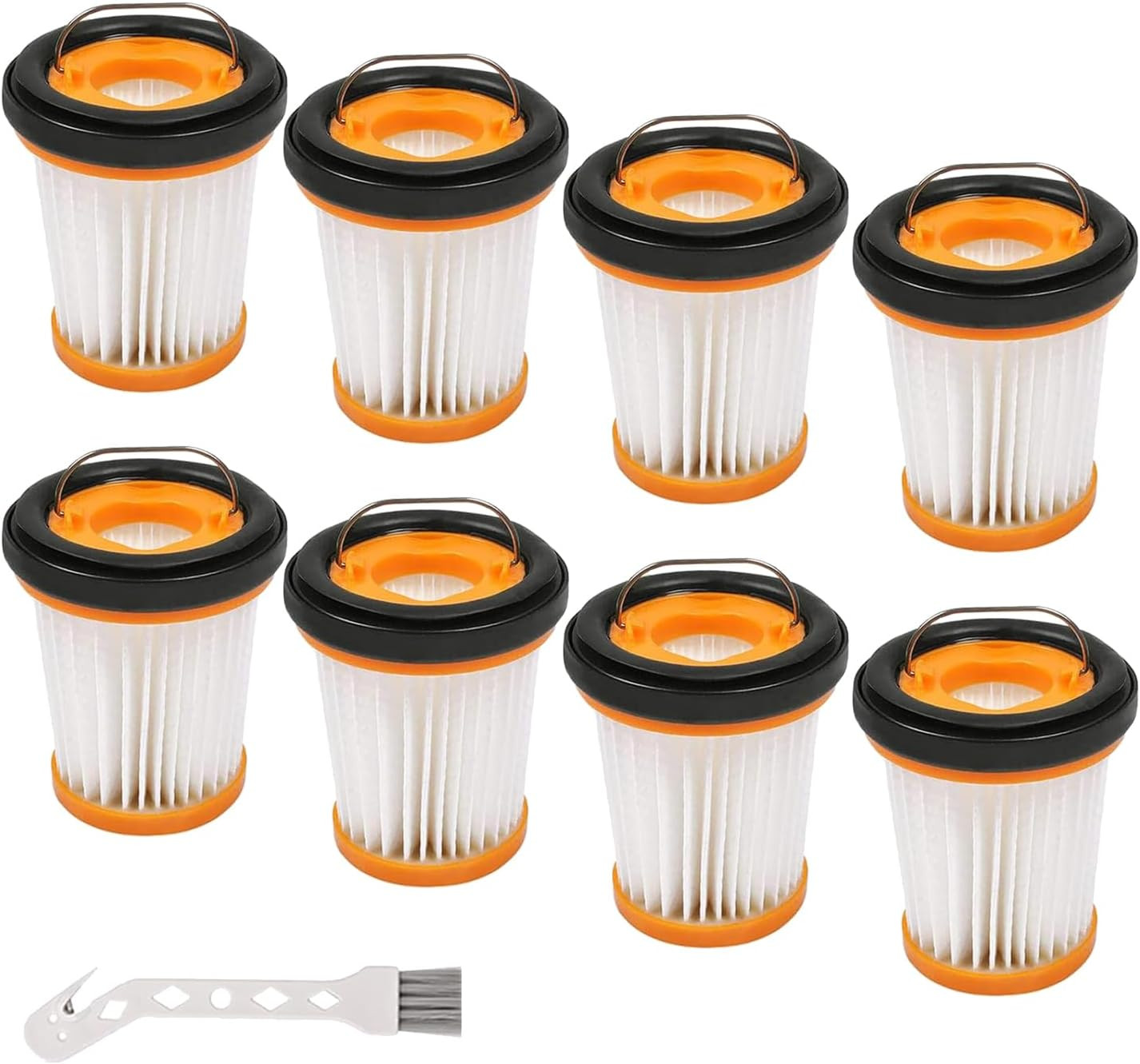 8 Pack WV201 Fiter Replacement for Shark Wandvac Handheld Cordless Vacuum WV200