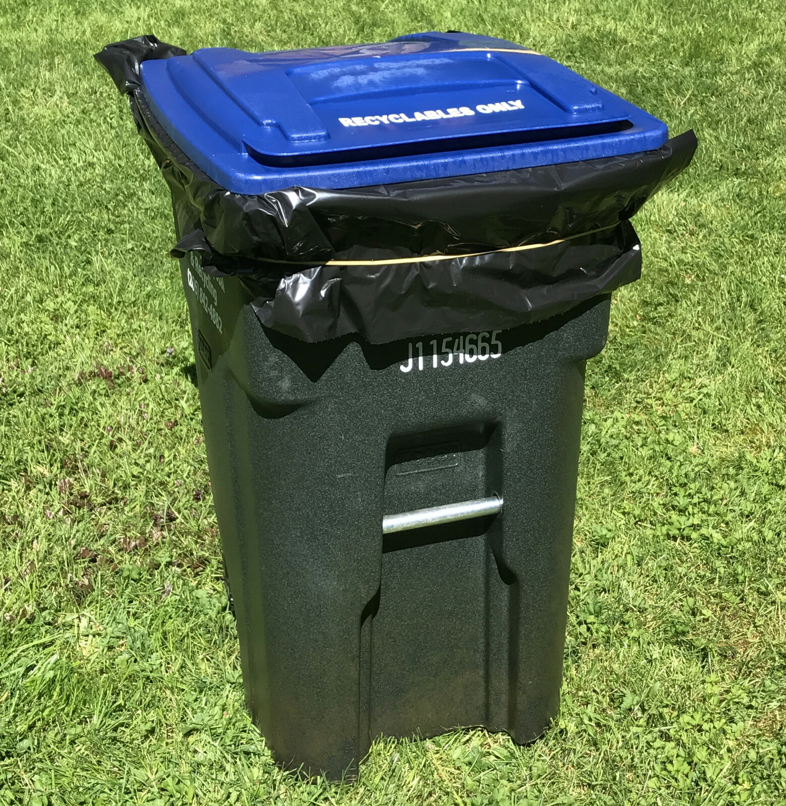 10 Large Oversize Rubber Bands, 30 55 65 gal Garbage, Cat Litter Liner Trash Can