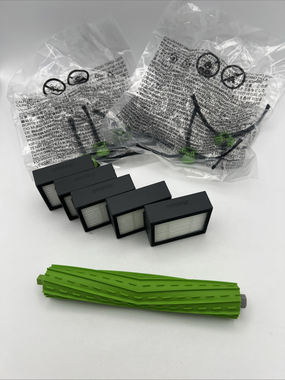 5 Replacement Side Brushes & 5 Filters for iRobot Roomba E I J Series