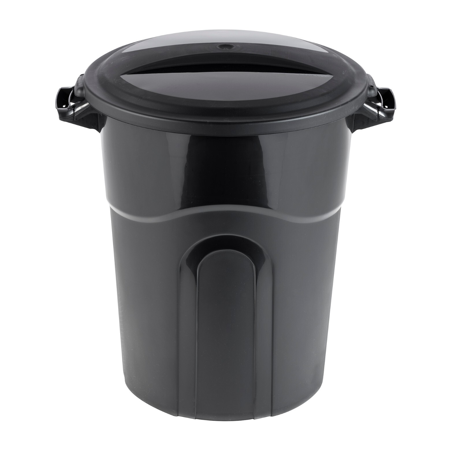 Hyper Tough 20 Gallon Heavy Duty Plastic Garbage Can Included Lid Indoor/Outdoor