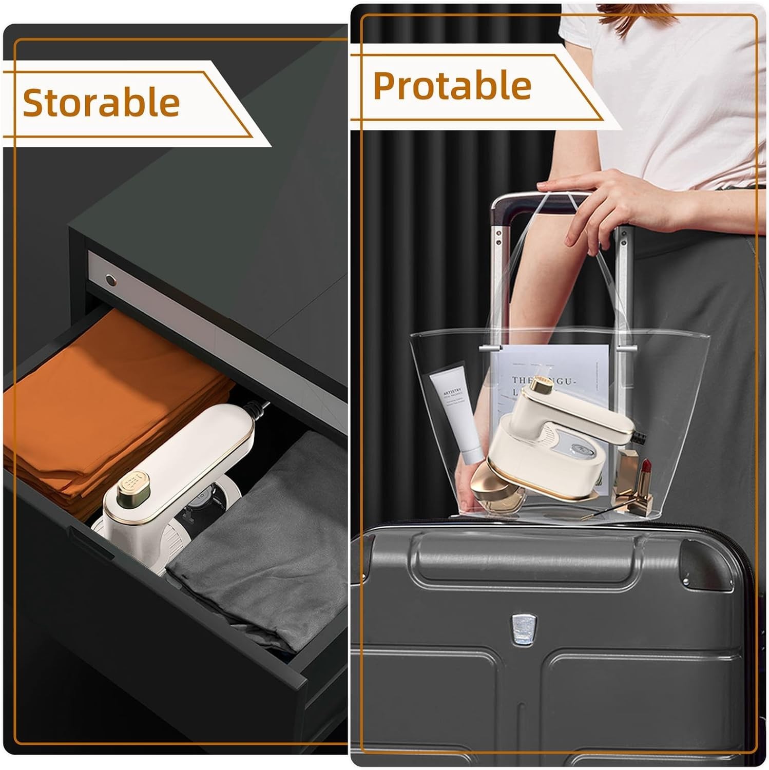 Mini Portable Micro Steam Iron Machine Steamer Handheld Garment Clothes Ironing