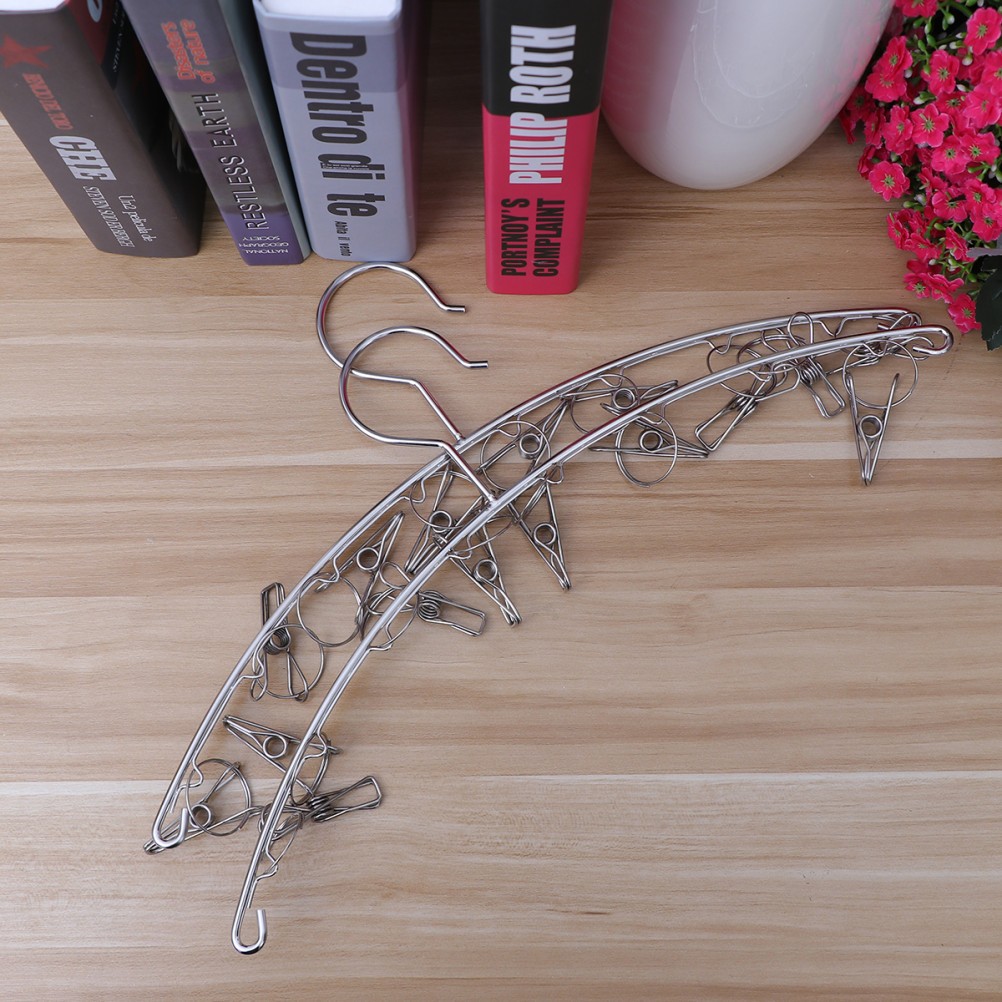 2 Pcs Clothes Drying Rack Heavy Duty Clip for Children’s Dryer Hangers Socks