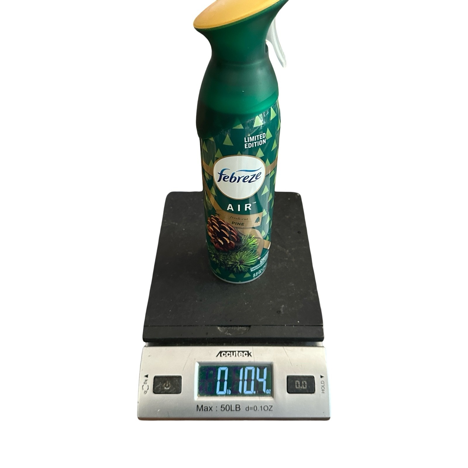 2 Pack Febreze Air Limited Edition Fresh-Cut Pine Room Freshener Spray 8.8 oz