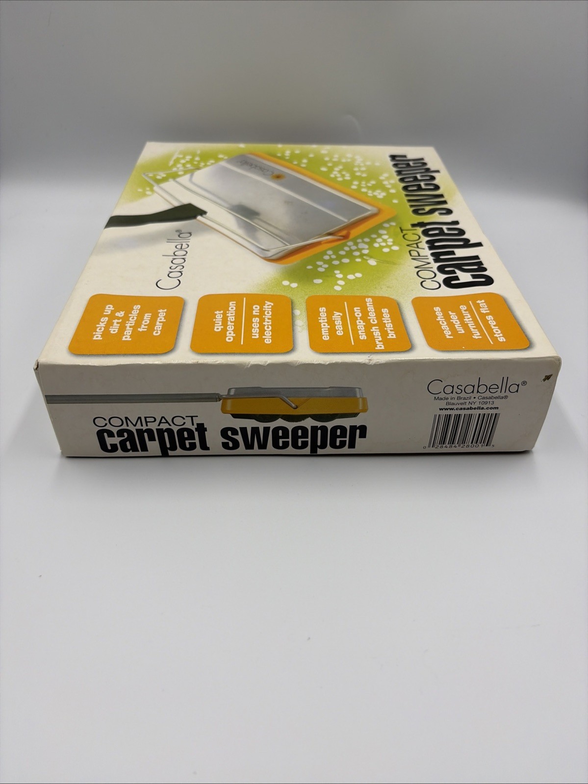 CASABELLA Compact Style Carpet Sweeper Cleaning Vacuum VTG Factory Sealed New