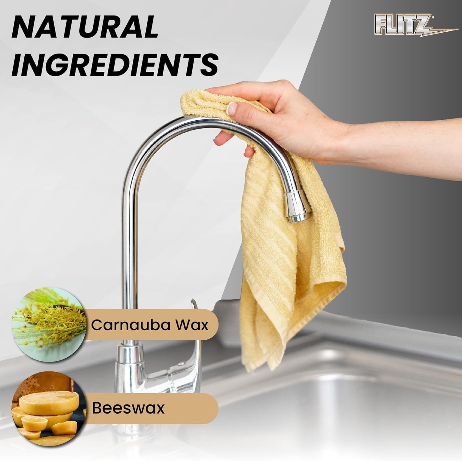 Flitz Faucet Waxx Plus – 7.6oz/225ml Bottle PW02685 (SEE VIDEO)